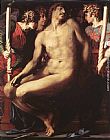 Rosso Fiorentino Canvas Paintings - Dead Christ with Angels